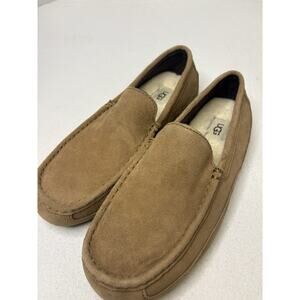 NWT Men’s UGG Chestnut Tan Alder Suede Slip On Moccasin Size 10 (No Box)